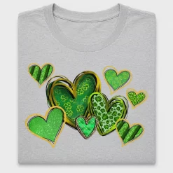St Patrick's Day Hearts DTF Transfer