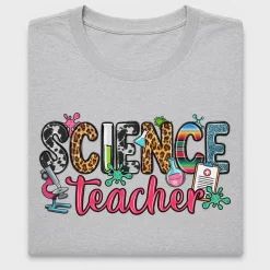 Science Teacher DTF Transfer Design