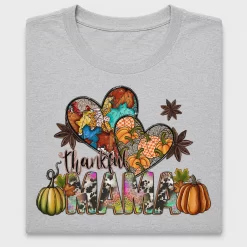 Thankful Mama Fall Heart DTF Transfer