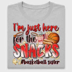 Basketball Sister Snacks DTF Transfer