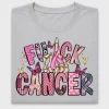 Fuck Cancer Pink Ribbon DTF Transfer