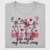 Wild Thing Skeleton Valentine DTF Transfer