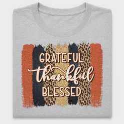 Grateful Thankful Blessed DTF Transfer