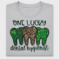 One Lucky Dental Hygienist DTF Transfer