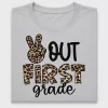 Peace Out First Grade DTF Transfer