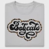 Retro Bobcats Leopard Heart DTF Transfer
