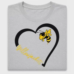 Bee Love Heart DTF Transfer