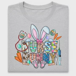 Nurse Bunny DTF Transfer Design
