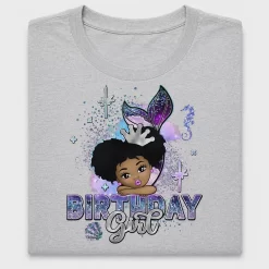Birthday Girl Mermaid DTF Transfer