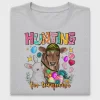 Hunting for Turquoise Easter Cow DTF Transfer