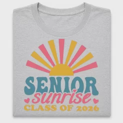 Retro Senior Sunrise Class of 2026 DTF Transfer
