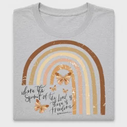 Boho Rainbow Butterfly Freedom DTF Transfer