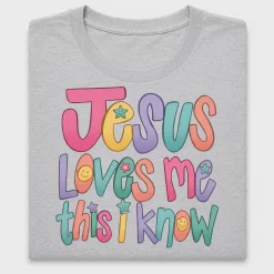Jesus Loves Me This I Know DTF Transfer