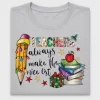 Teacher Christmas DTF Transfer Design