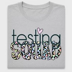 Testing Squad Pastel Leopard DTF Transfer