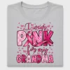 Lovely Pink Ribbon Grandma DTF Transfer
