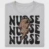 Leopard Nurse Lightning Bolt DTF Transfer