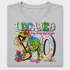 100 Days School Dinosaur DTF Transfer