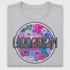 Librarian Floral Circle DTF Transfer