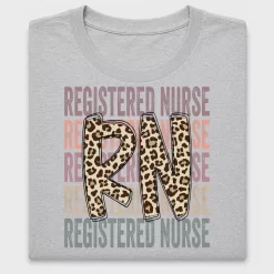 Registered Nurse Leopard DTF Transfer