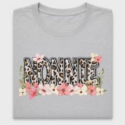 Leopard Nonnie Floral DTF Transfer