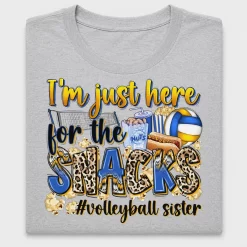 Volleyball Sister Snacks DTF Transfer