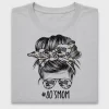 80s Mom Messy Bun DTF Transfer