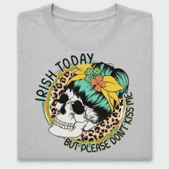 Irish Today Skull DTF Transfer