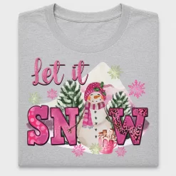 Let It Snow Christmas DTF Transfer