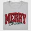 Merry Christmas Textured DTF Transfer