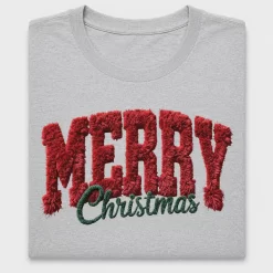 Merry Christmas Textured DTF Transfer