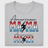 American Mama Mini Lightning Bolt DTF Transfer