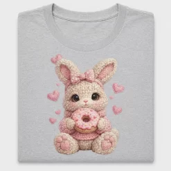 Cozy Bunny Donut DTF Transfer