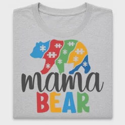 Mama Bear Puzzle Autism Awareness DTF Transfer