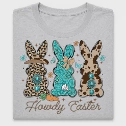 Cowgirl Easter Bunny DTF Transfer