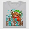 I'm Freakin' Freezin' Highland Cow DTF Transfer