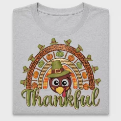 Thankful Turkey Rainbow DTF Transfer