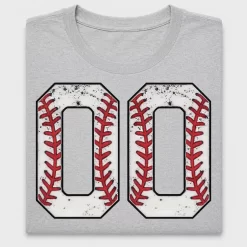 Baseball Number DTF Transfer Design