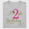 2nd Birthday Princess DTF Transfer