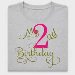 2nd Birthday Princess DTF Transfer