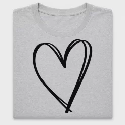 Hand Drawn Heart DTF Transfer