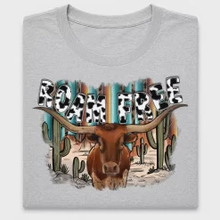 Retro Longhorn Road Rage DTF Transfer