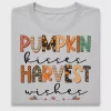 Pumpkin Kisses Harvest Wishes DTF Transfer