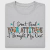 Sarcastic Attitude DTF Transfer Design