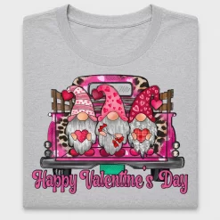 Valentine Gnome Truck DTF Transfer
