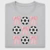 Preppy Soccer Pink Bow DTF Transfer
