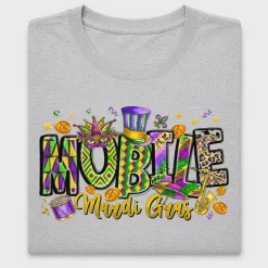 Mobile Mardi Gras DTF Transfer