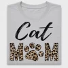 Cat Mom Leopard Paw DTF Transfer
