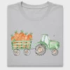 Watercolor Tractor Carrot DTF Transfer