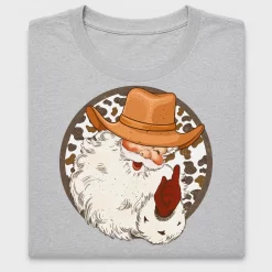 Cowboy Santa Western Christmas DTF Transfer